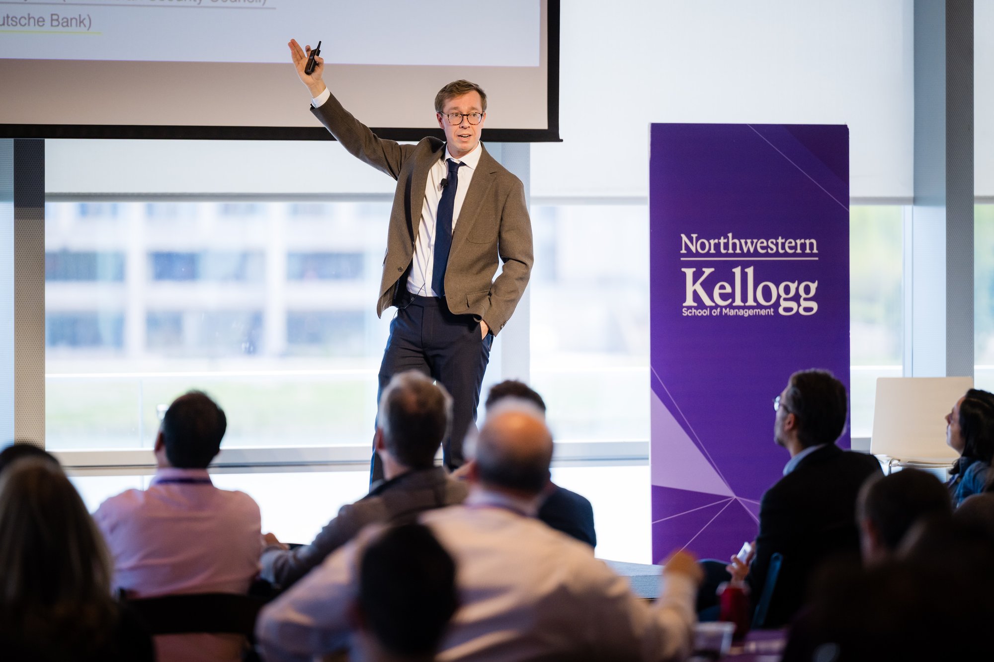 Matt Groh giving a keynote